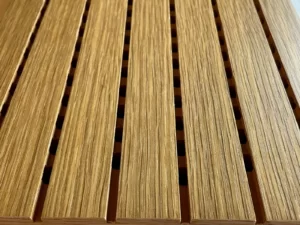 Dado 29/3 sound absorbing veneered wood panel by RPG
